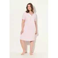 Ulla Popken Nachthemd in baby rosa | 50-52
