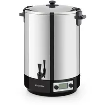 Klarstein KonfiStar 40 Digital Einkochautomat 40 l Silber