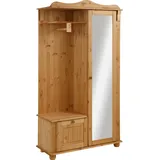 OTTO home Kompaktgarderobe Adele 108 x 185 x 40 cm Beige