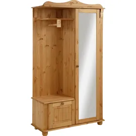 OTTO home Kompaktgarderobe Adele 108 x 185 x 40 cm Beige