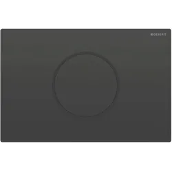 Geberit WC-Steuerung, elektronisch, Netzbetrieb, Betätigungsplatte Sigma10 automatisch/berührungslos, Montagezubehör, schwarz/schwarz matt