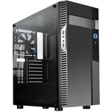 Silverstone SST-PS14B-E - Precision Towerr ATX Computergehäuse, Seitenteil aus gehärtendem Rauchglas, schwarz