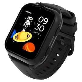 Garett Smartwatch Kids LTE 1,69 Zoll Kunststoffgehäuse Schwarz Sportarmband Schwarz M