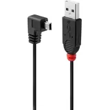 Lindy USB-Kabel USB 2.0 USB-A Stecker, USB-Mini-B Stecker 1.00 m Schwarz 31971