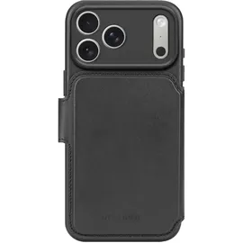 decoded iPhone 17 Pro Leder Wallet Case schwarz