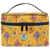 Süßer Hund Hündchen Makeup Tasche Organizer Kosmetikkoffer Kosmetiktasche Kulturbeutel Groß Bag für Mädchen Frauen Damen