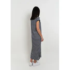 Seidel Moden Sommerkleid Gestreift Blau 36