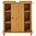 Home Affaire Waschbeckenunterschrank HOME AFFAIRE "Vili", beige (geölt), B:60cm H:65cm T:30cm, Holzwerkstoff, Schränke, Waschbeckenunterschrank, Badezimmerschrank im Landhaus-Look, mit 6 Fächern, aus Massivholz