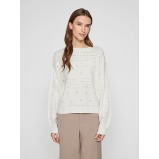 VILA Strickpullover in weiß - XL