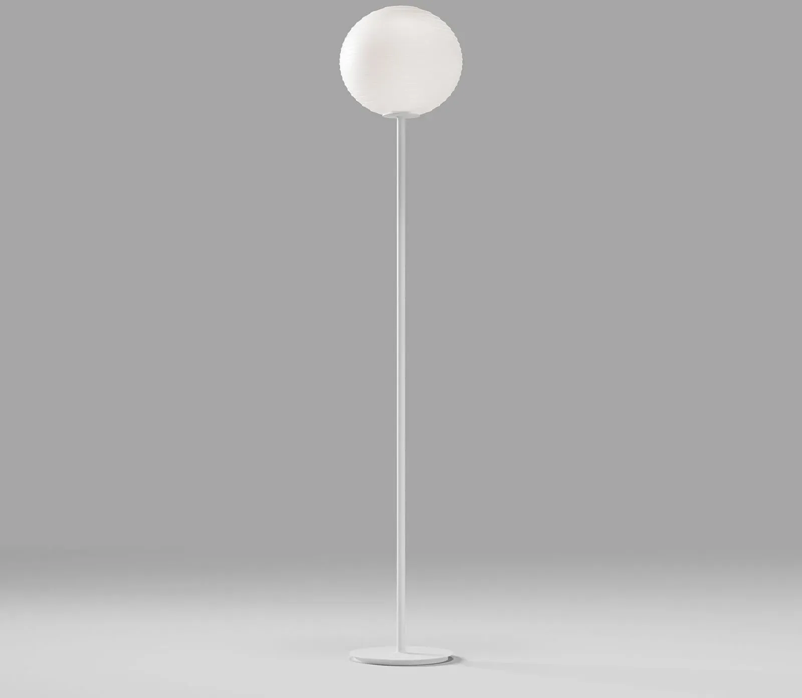 Stehleuchte Rotaliana, Flow Glass, dimmbar, Weiß, für Wohnzimmer, Metall, Design - 175