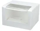 Greenbox Patisserie Boxen mit Sichtfenster, weiß, 13 x 11 x 8 cm DRE03401 , 1 Karton = 400 Stück