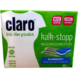 Claro Kalk-Stopp Waschmaschinentabs 45 WL