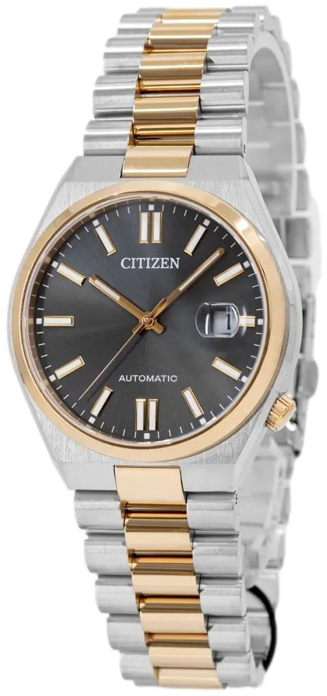 Citizen Men's NJ0154-80H Two-tone Auto Black Dial