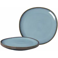Villeroy & Boch Lave glacé Servierteller, Rund, Steingut, Türkis