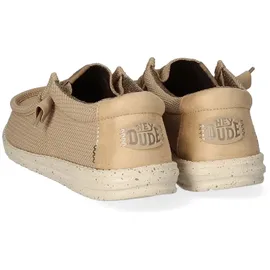 HEYDUDE Wally Sport Mesh Herren Beige/Braun 44