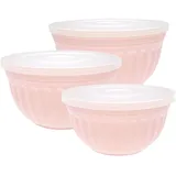 GREENGATE Bowl with lid Alice Pale pink Set of 3