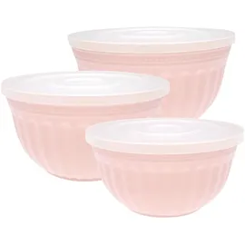 GREENGATE Bowl with lid Alice Pale pink Set of 3