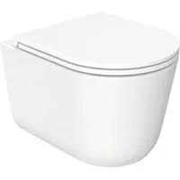 WELLTIME Tiefspül-WC WELLTIME "Cascata", nano weiß, B:36cm H:35cm T:49cm,