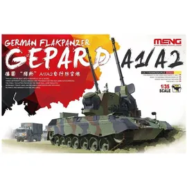 Meng TS-030 - Flakpanzer Gepard A1/A2 mehrfarbig 1:35