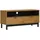 vidaXL FLAM TV-Lowboard 110x40x50 cm Braun Massivholz