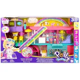 Mattel HHX78 - Polly Pocket - 3-stöckiges Regenbogen-Einkaufszentrum