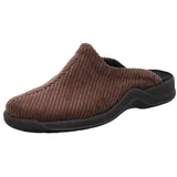 Rohde Herren Hausschuhe Pantoffeln Cord Vaasa-H 2740, Größe:42 EU, Farbe:Braun - 42 EU