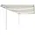 vidaXL Automatische Markise mit LED & Windsensor 6x3 m Creme