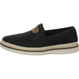 Rieker Herren Slipper Schwarz 43