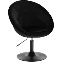 Woltu 1 x Barsessel Loungesessel mit Armlehne, stufenlose Höhenverstellung,