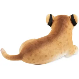 Brubaker Löwin Kuscheltier - 30 cm Stofftier Löwe - Baby Plüschtier Raubkatze Liegend - Kinder Plüsch Spielzeug Braun