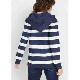 bonprix Kapuzensweatshirt Gestreift Blau 36/38