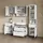 livinity® Waschbeckenunterschrank Aterno, Weiß, 70 x 63 cm mit 2 ausziehbaren Schubladen