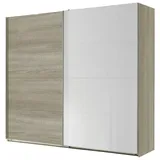 WIMEX Schwebetürenschrank Malmö 225 x 210 x 65 cm Grau