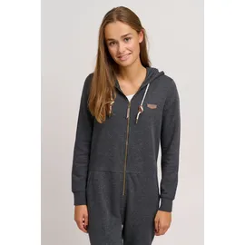 Oxmo OVA Damen, Overall Jogginganzug Onesie, Größe:L, Farbe:DAR Grey m), (798288) - L,