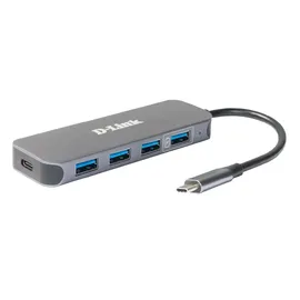D-Link DUB-2340 USB-C auf 4-Port USB Hub mit Power Delivery