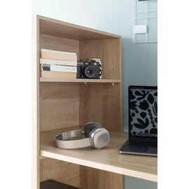 FineBuy Schreibtisch mit Regal 120x120x53 cm Holz Modern Bürotisch PC Tisch
