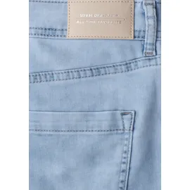 STREET ONE Damen, Gr. 33, Länge 26, ultra bleached wash, Jeans im loose fit 7/8-Länge, 5-Pocket-Jeans, mit Stretch