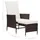 vidaXL Garten-Lounge-Set 2-tlg. braun 310232
