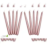 Partydeco Spitzkerze 24 cm roségold 10 St.