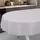 ANRO Wachstuch-Tischdecke abwaschbar Oval 220 x 140 cm Grau