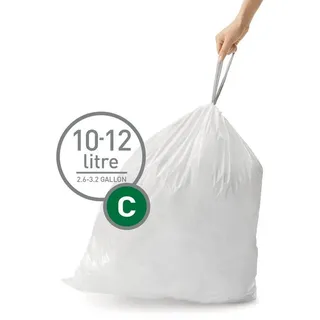 simplehuman Müllbeutel Packung mit 20, weiß