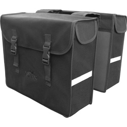 Fahrradtasche GREENLANDS BICYCLE BAGS „Greenlands Doppel Tasche Canvas“ Taschen Gr. B/H/T: 40 cm x 14 cm x 40 cm, schwarz Fahrradtaschen