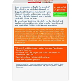 Doppelherz Aktiv Heiße Zitrone mit Vitamin C+Zink Granulat 10 St.