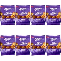 8x Milka Mini Animals Biscotti Cookies 99,5gr