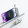 spacnana Tragbares Mini-Ladegerät, Integriertes Kabel für IOS-Schnittstelle Typ C, 2-in-1-Mini-USB-C-Powerbank für