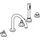 Grohe Atrio 5-Loch-Wannen-Kombination Chrom