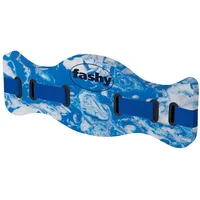 Fashy Unisex – Erwachsene Aqua Gürtel, Blau/Orange, L