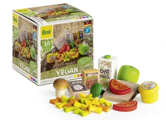 Erzi - Sortierung Vegan Kinder-Kaufladen und Spielküchen Zubehör