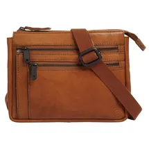 Spikes & Sparrow Umhängetasche echt Leder, braun