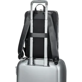 LEONHARD HEYDEN Montreal Business-Rucksack Leder 44 cm Laptopfach schwarz